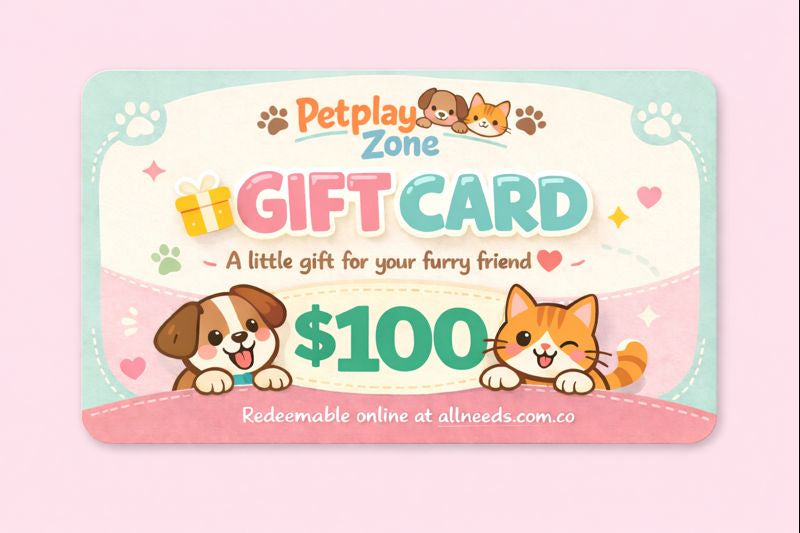 Petplay Zone Digital Gift Card – Perfect Gift for Dogs & Cats