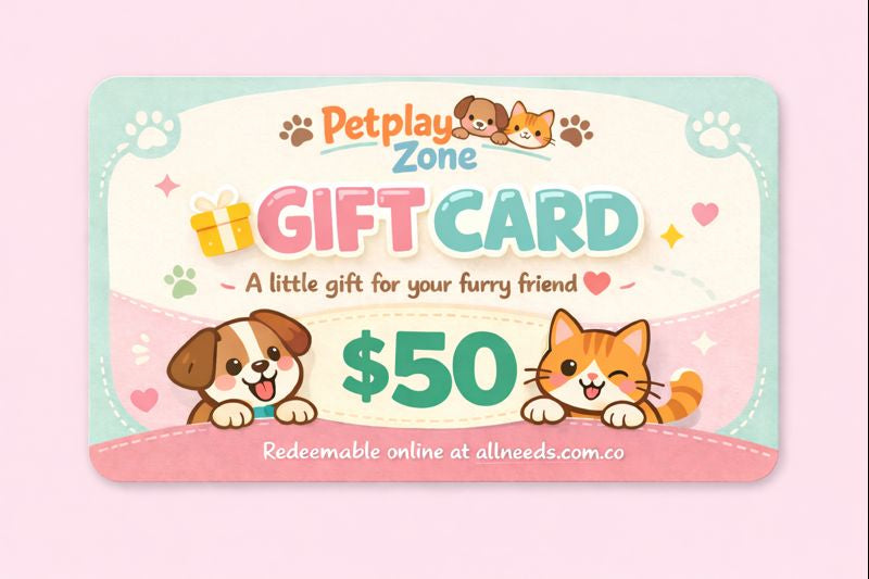 Petplay Zone Digital Gift Card – Perfect Gift for Dogs & Cats