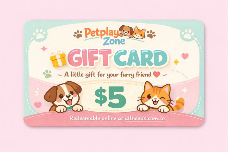 Petplay Zone Digital Gift Card – Perfect Gift for Dogs & Cats