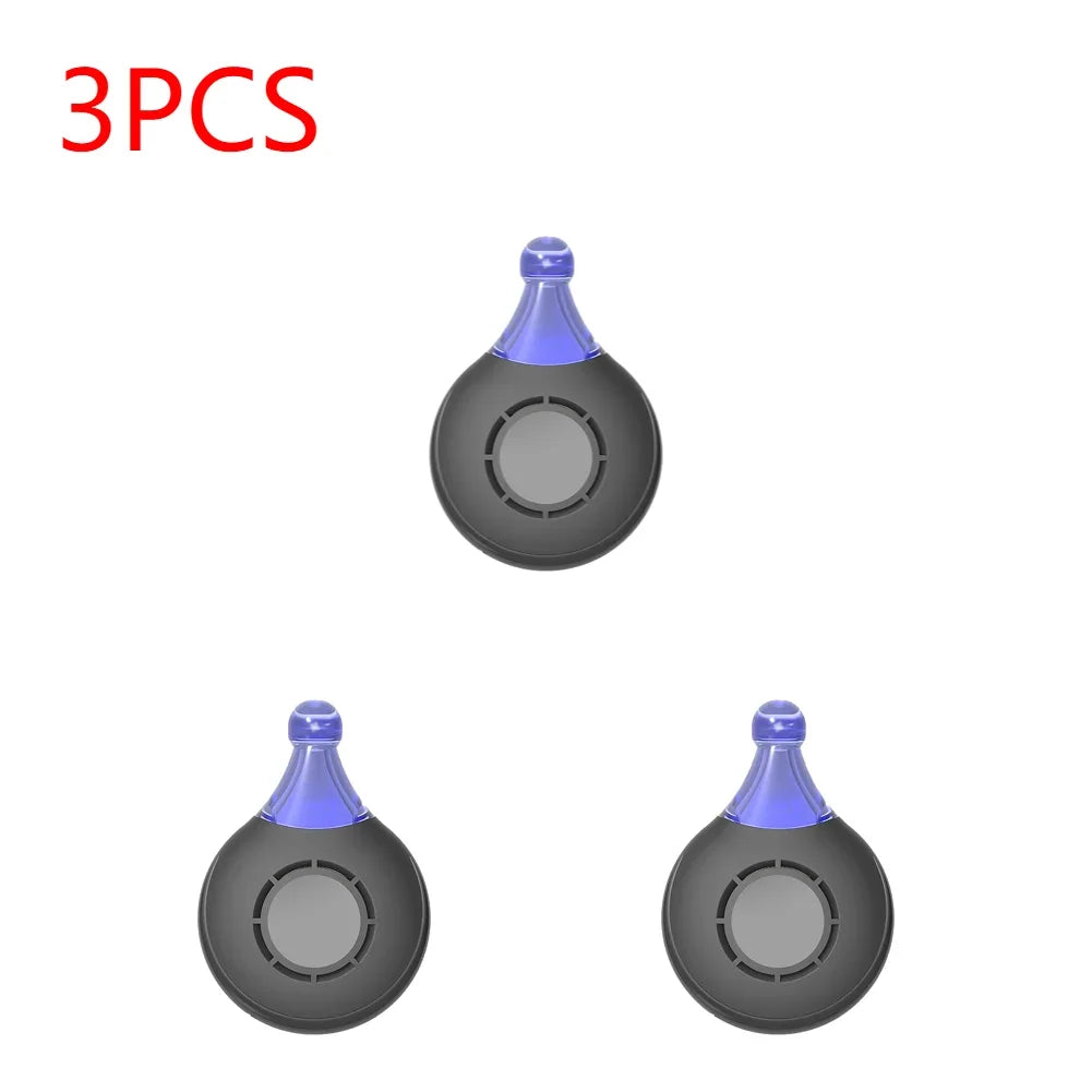 1-3Pcs USB Rechargeable Ultrasonic Pest Reject Flea Tick Lice Repeller Collars Mountaineering Buckle Portable For Cat Dog Pet