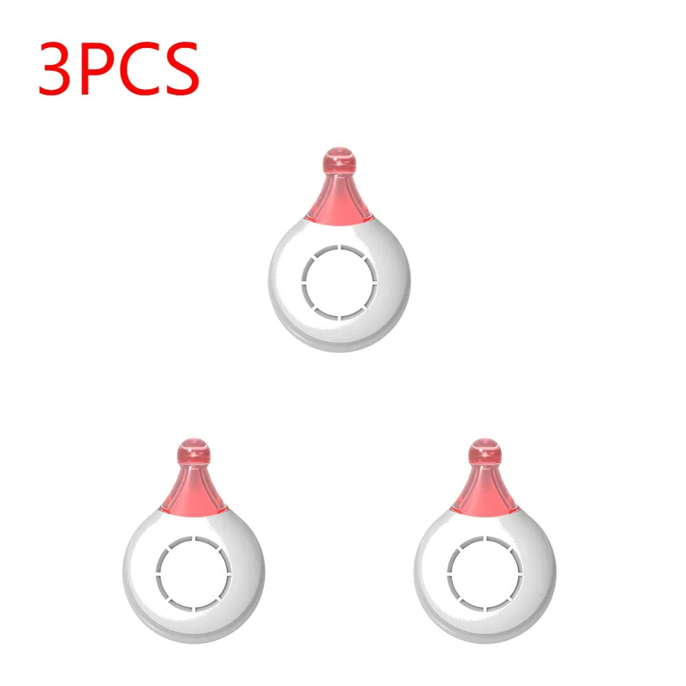 1-3Pcs USB Rechargeable Ultrasonic Pest Reject Flea Tick Lice Repeller Collars Mountaineering Buckle Portable For Cat Dog Pet